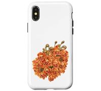 Blooming Orange Orchid Case for iPhone X/XS