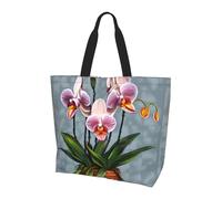 Blooming Orchids Shoulder bag.Stylish all-over print women's style, lightweight, large capacity for everyday use