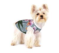 Blooming Orchids Small Pet Cotton Shirts Large - Breathable, Soft, Comfortable and Stylish for Daily Wear