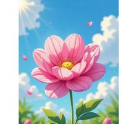 Blooming Pink Flowers Jigsaw Puzzle Suitable for All Groups of People Creative Fun Jigsaw Traditional Puzzles Perfect for Family Nights Game_1000pcs