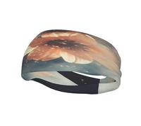Blooming Sunflower Sports Sweatband, Unisex Headbands for Men and Women,Stretchy, Breathable, and Moisture-Wicking