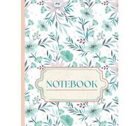 Blooming Thoughts: A Floral Notebook: Floral Glossy Journal with 100 Blank Lined Pages - 8.5x11 Perfect for Note-Taking, Journaling, Lists, Creative Writing, and Personal Organization
