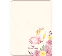 Blooming Thoughts Notebook: 75 Pages | Journal for School, Work, Note-Taking, Planning & Everyday Writing
