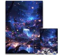 Blooming Waterfall 1000 Piece Jigsaw Jigsaw Puzzles for Adults Family Fun Activity Brain Challenge for Teenager 1000 PCS(75x50cm)