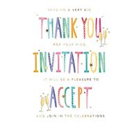Blooming Wishes Invitation Be A Pleasure To Accept Acceptance Greeting Card Card SOGH0205