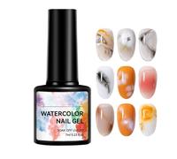 Bloomings Gels For Nail Polish - 7ml Colors Mixing Lacquer, Soak Off Pigment Polishes, Beauty Nail Enamel | Artistic Marbling Gel Polish For Salon Style Fingernail Painting Women Girls