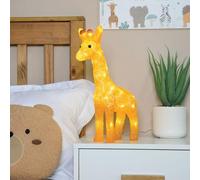 Bloomingtons Direct Acrylic Giraffe Night Light Lamp 300 LEDs Lights Bedside Lamp Battery Powered Kids Room Bedside/Desk Giraffe Lamp