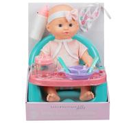Bloomingtons Direct Baby Doll Lunch Accessories Set - Baby Accessories For Dolls 6-Piece Lunch Time Doll Set for Girls, Ideal Baby Doll Set for Playtime