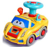 Bloomingtons Direct Baby Toy Cars, Wind up Cars with LED Lights And Realistic Sound for 1 Year Old Boy Gifts Press and Go Toddler Toy for Toddlers 1-3 Baby Toys Gifts for 1 2 3 Year Old Boys Girls