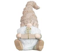 Bloomingtons Direct Christmas Gonk Figurine Indoor Ornament, Standing Small Swedish Gonk Shelf Christmas Decoration Swedish Gnome with Gifts
