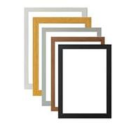 Bloomingtons Direct Extra Large 75x100cm Photo Frame with White Mat, Silver 100x75cm Poster Frame with Mount, Both Ways Wall Hanging 100x75cm Picture Frame for Posters, Wall Art, Paintings