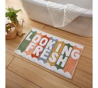 Bloomingtons Direct Microfiber Tuft Soft Bath Mat, Non-slip Bathroom Mats Machine-Washable,LOOKING FRESH Shower Water Absorbent Bath Rug Durable Floor Mats 50 x 80cm