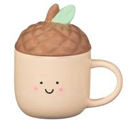 Bloomingtons Direct Novelty Acorn Shaped Latte Mugs with Handle, Borosilicate Heat Resistant Coffee Mug, Coffee, Latte, Cappuccino, Espresso Mugs
