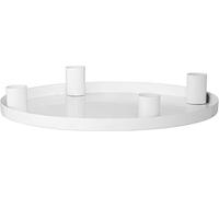 Bloomingville Advent candle holder, white, diameter 25 cm.