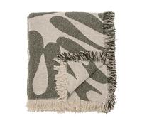 Bloomingville Alk cotton throw 130x160 cm Beige-green