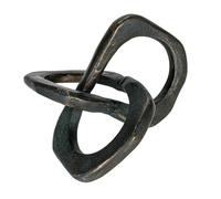 Bloomingville Antique Metal Knot Figurine, Black, Iron
