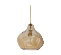 Bloomingville Azizi pendant lamp glass Ø30 cm Brown