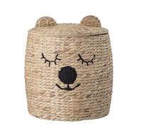 Bloomingville Dolma storage basket with lid 50xØ42 cm Nature