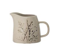 Bloomingville Bea 82050111 Stoneware Ceramic Jug 250 ml Dimensions 8 cm x 8 cm x 9 cm Beige
