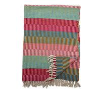 Bloomingville bedspread 160 x 130 cm - versatile cuddly blanket made of recycled cotton, ideal as a sofa blanket or for bed and garden, cuddly soft and easy to clean