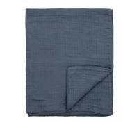 Bloomingville Bloomingville Muslin throw 80x100 cm Blue