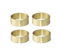 Bloomingville Bloomingville napkin rings 4 pack brass