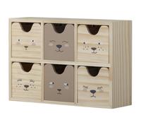 Bloomingville - Calle Storage With Drawers 18x27 cm - Nature