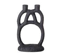 Bloomingville Candle Holder Black Polyresin