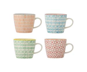 Bloomingville Carla mug Multi, 4-pack