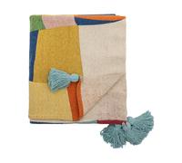 Bloomingville Colorine cotton throw 160x130 cm Blue