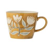Bloomingville Creative Collection Tangier Mug, Orange, Stoneware, D 9.5 x H 8 cm, 255 ml