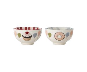 Bloomingville Darby bowl 55 cl 2 parts Red