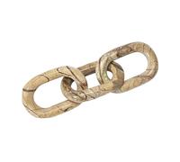 Bloomingville Decorative Chain, Ceramic Stone Marble, Brown