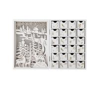 Bloomingville Elimar Advent Calendar with lighting White