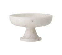 Bloomingville Eris marble bowl on foot Ø20.5 cm white