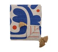 Eviaya recycled cotton throw Blue 130x160
