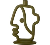 Bloomingville - Flavie Candlestick, Green - Green