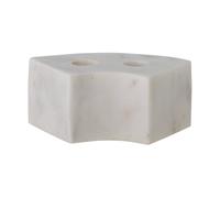 Bloomingville Florida candleholder 14,5x6x7,5 cm White marble