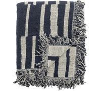 Bloomingville - Frankie Throw 130x160 cm, Blue - Blue