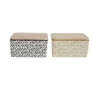 Bloomingville Gatherings Butter Dish, Assorted Colours, Ceramic, 13 x 7 x 9 cm (L/H/W), Yellow/Black