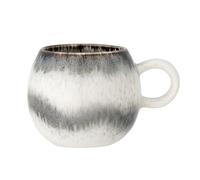 Bloomingville Grey Stoneware Mug, 9cm Diameter, 8cm Height, Coffee Cup
