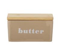 Bloomingville Hanyu 82060403 Stoneware Butter Dish 12.5 x 7 x 9 cm 300 ml Brown