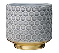 Bloomingville Home Decorative Flower Pot Colour for Indoor Retro Creative Style S (10 cm Diameter), Grey, Ceramic