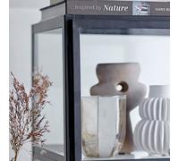 Bloomingville Jalil Glass Votive - White & Gold