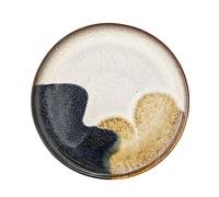 Bloomingville Jules Ceramic Plate 28 cm Natural Yellow Brown Blue