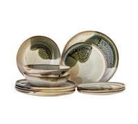 Bloomingville - Jules Dinnerware Set 12-pack - Green