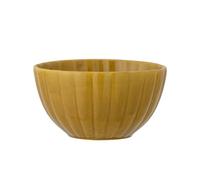Bloomingville Latina Bowl - Cozy Purple Stoneware with Brown Undertones, 165ml, Ideal for Tapas & Nuts, Dishwasher/Microwave Safe, D9xH5 cm, Adds a Touch of Elegance to Any Dining Experience (Yellow)