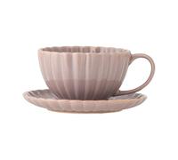 Bloomingville Latina cup 22 cl with saucer Rose