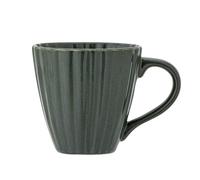 Bloomingville Latina Mug, Stoneware, Diameter 8.5 x Height 8.5 cm, 220 ml (Dark Green)