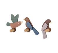 Bloomingville Set Of 3-lewi Bird 82054427 Cot Tidy Brown Kids